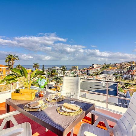 Spacious Penthouse With King-Size Bed, Huge Terrace, Ocean & Teide View Puerto de la Cruz  Exterior photo