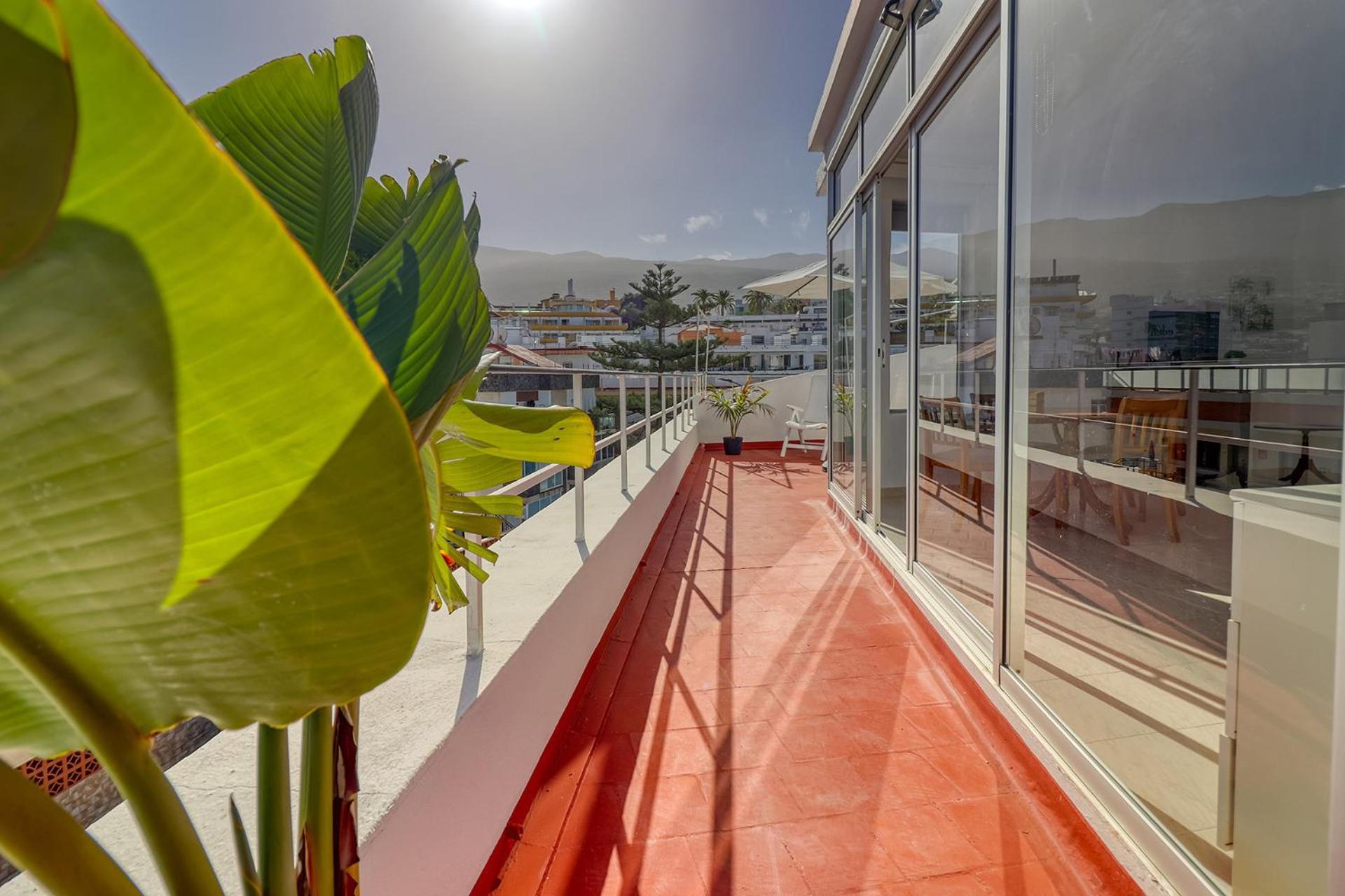 Spacious Penthouse With King-Size Bed, Huge Terrace, Ocean & Teide View Puerto de la Cruz  Exterior photo